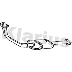 Front Muffler KLARIUS SZ22B OE Ref 1415060A00