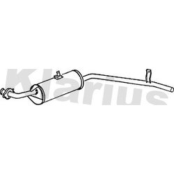 Rear Muffler KLARIUS SZ26V OE Ref 1430083310