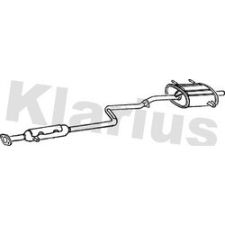 Rear Muffler KLARIUS SZ47M OE Ref 1430063E10