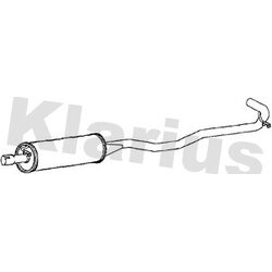 Centre Muffler KLARIUS TA2W