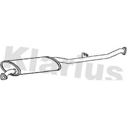 Centre Muffler KLARIUS TA4T