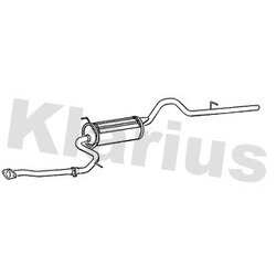 Rear Muffler KLARIUS TY239K OE Ref 1743010020