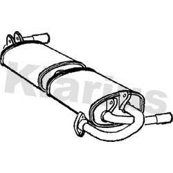 Rear Muffler KLARIUS TY351W OE Ref 1743074830