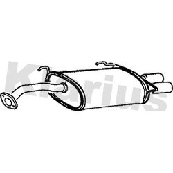 Rear Muffler KLARIUS TY367X OE Ref 1743074761