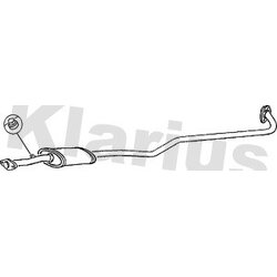 Centre Muffler KLARIUS TY377H OE Ref 1742016580