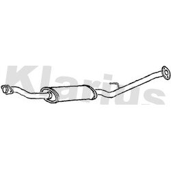 Centre Muffler KLARIUS TY466C OE Ref 1742074710