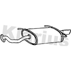 Rear Muffler KLARIUS TY467B OE Ref 174307A750