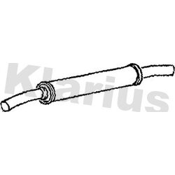 Centre Muffler KLARIUS TY509M OE Ref 1742011370