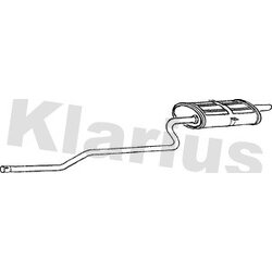 Rear Muffler KLARIUS TY510L OE Ref 174301B080