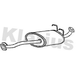 Centre Muffler KLARIUS TY535B OE Ref 1740367050