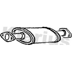 Centre Muffler KLARIUS TY547H OE Ref 1742076011
