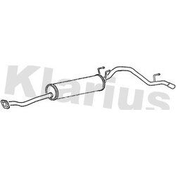 Rear Muffler KLARIUS TY580J OE Ref 1740554390