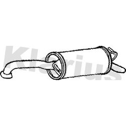 Rear Muffler KLARIUS TY582G OE Ref 1743021030