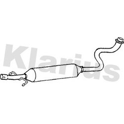 Centre Muffler KLARIUS TY587A OE Ref 1741021060