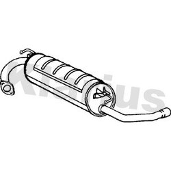 Rear Muffler KLARIUS TY600E OE Ref 174307B040