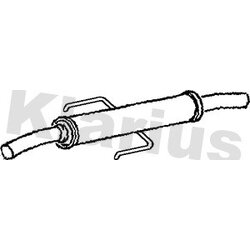 Centre Muffler KLARIUS TY602C OE Ref 174200D060