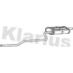 Rear Muffler KLARIUS TY605X OE Ref 1743022130