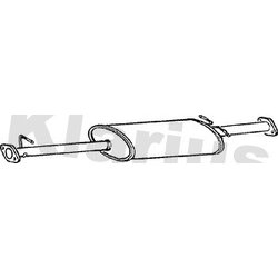 Centre Muffler KLARIUS TY609Q OE Ref 1742054151