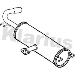 Rear Muffler KLARIUS TY615H OE Ref 1743028161