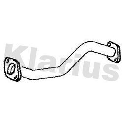 Exhaust Pipe KLARIUS TY654B OE Ref 1741028300