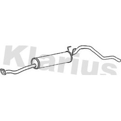Rear Muffler KLARIUS TY665J OE Ref 174305B043