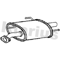 Rear Muffler KLARIUS TY678P OE Ref 1743028480