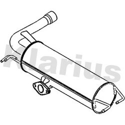 Rear Muffler KLARIUS TY696M OE Ref 1743028550