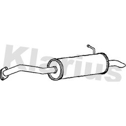 Rear Muffler KLARIUS TY703D OE Ref 1743022491