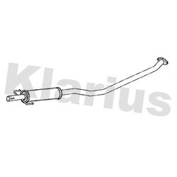 Centre Muffler KLARIUS TY755C OE Ref 1741021490