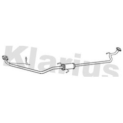 Centre Muffler KLARIUS TY782L OE Ref 174100Q041