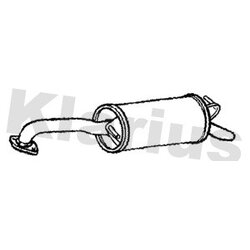 Rear Muffler KLARIUS TY783K OE Ref 174300Q050