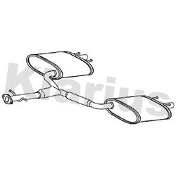 Rear Muffler KLARIUS TY784J OE Ref 1743031790