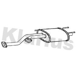 Centre Muffler KLARIUS TY798M OE Ref 1740350151