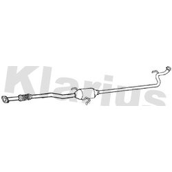 Centre Muffler KLARIUS TY802H OE Ref 174100N070