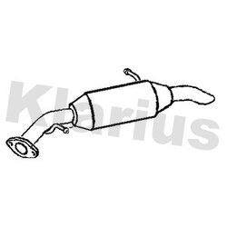 Rear Muffler KLARIUS TY813Q OE Ref 174300R100