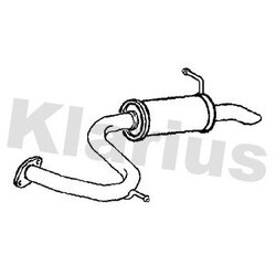 Rear Muffler KLARIUS TY871G OE Ref 1743037520