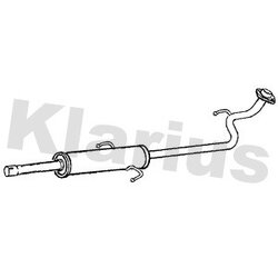 Exhaust Pipe KLARIUS TY889E OE Ref 174100Y770