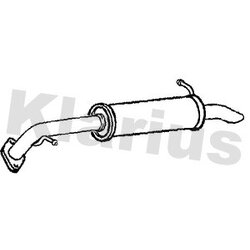 Rear Muffler KLARIUS TY900M OE Ref 174300R090
