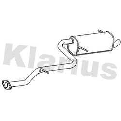 Rear Muffler KLARIUS TY904H OE Ref 174300T210