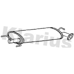 Centre Muffler KLARIUS TY938H