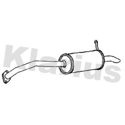 Rear Muffler KLARIUS TY940E OE Ref 1743047080