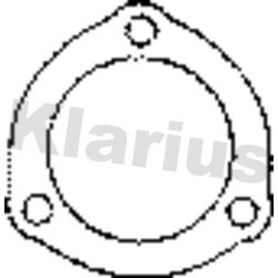 Exhaust Pipe Gasket KLARIUS VAG70AC OE Ref 4D0253115E