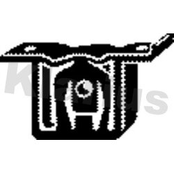Muffler Bracket KLARIUS VAR27