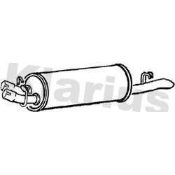 Rear Muffler KLARIUS VL374Q OE Ref 90183265