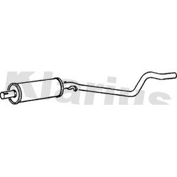 Centre Muffler KLARIUS VL404X OE Ref 852063