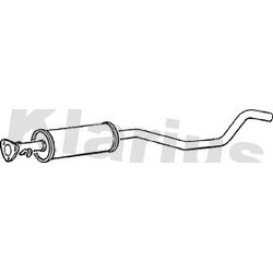 Centre Muffler KLARIUS VL475T OE Ref 852872