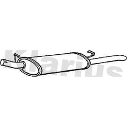 Rear Muffler KLARIUS VL478M OE Ref 852356
