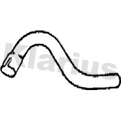 Exhaust Pipe KLARIUS VO174A OE Ref 1378237