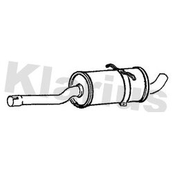 Centre Muffler KLARIUS VO190B OE Ref 1378341