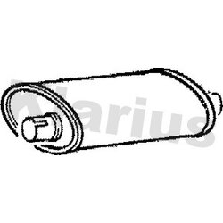 Rear Muffler KLARIUS VO219H OE Ref 1378694